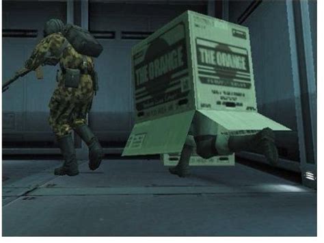 metal gearsolid box|metal gear solid box hiding.